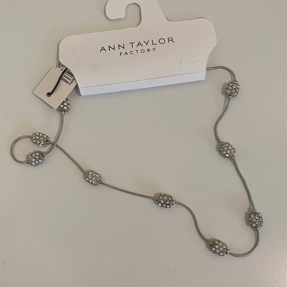 Ann Taylor Silver Necklace